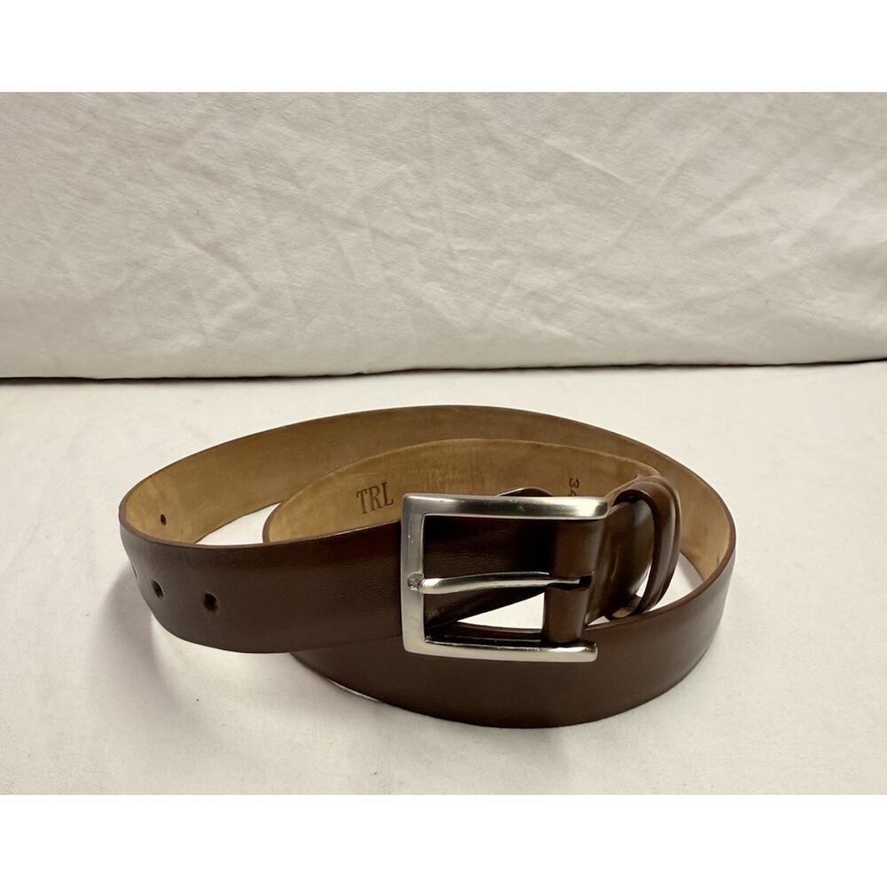 W. Kleinberg Men’s Belt TRL Size 34 US in Brown Leather